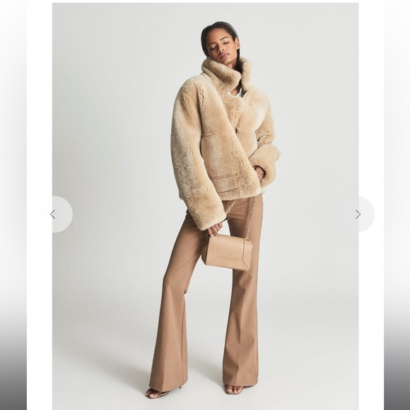 NWT Hadi Reversible Shearling Aviator Jacket - Picture 3 of 15